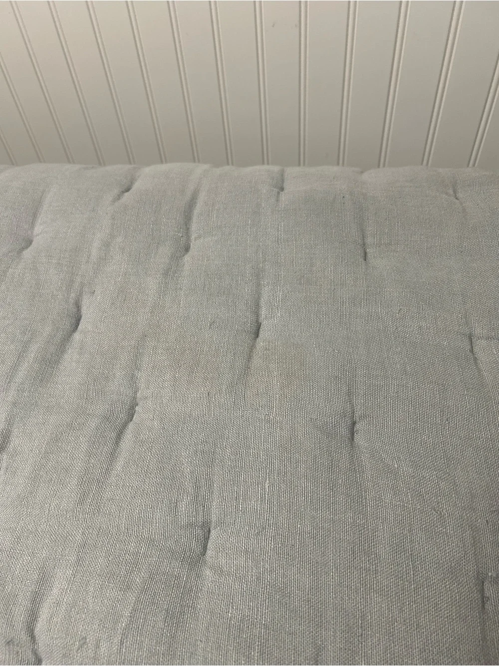 Pottery Barn everyday linen comfort quilt king